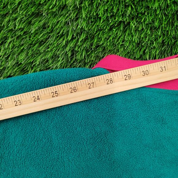 Vintage 90s MOD Fleece Sweatshirt Womens Large 23x22 Baggy Boxy - Picture 3 of 14